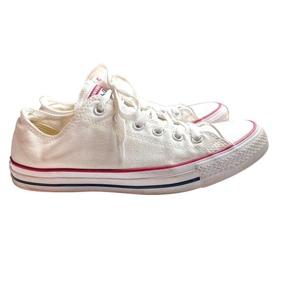 Converse Chuck Taylor‎ All Star Ox Unisex Shoe Optic White Size Men  9.5 M7652C - Picture 3 of 9